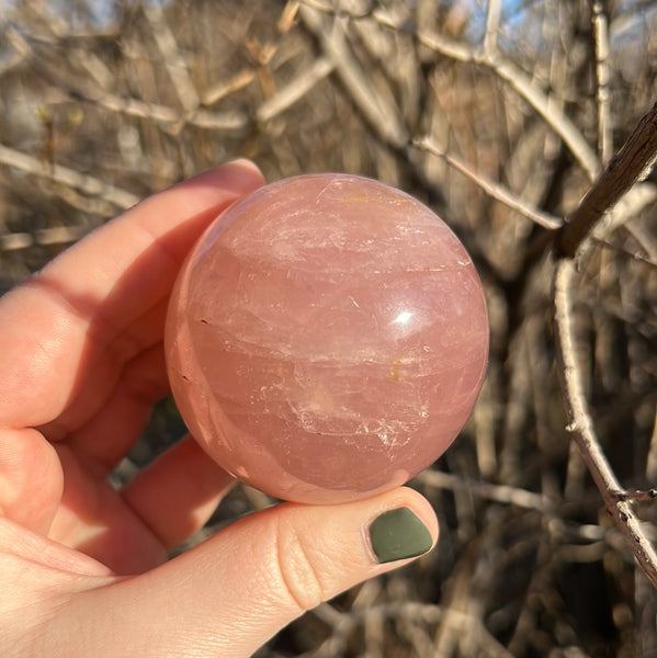 Rose Quartz Sphere