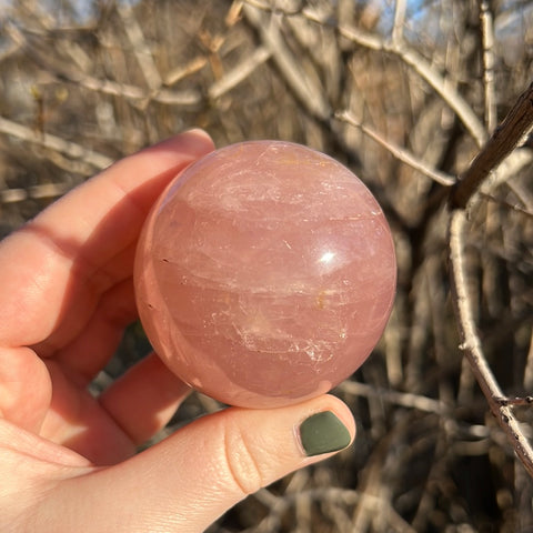 Rose Quartz Sphere