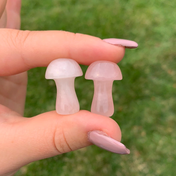 Rose Quartz Mushroom