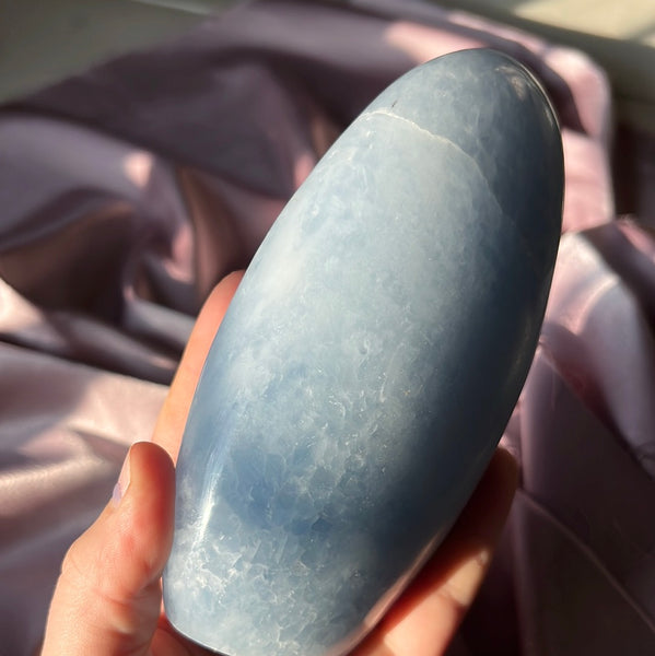 Blue Calcite Freeform - A