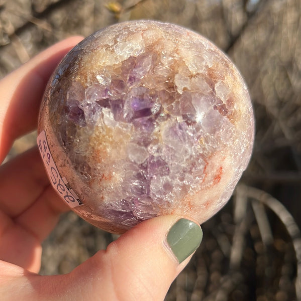 Pink Amethyst Sphere - B