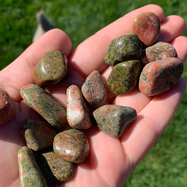 Tumbled Unakite