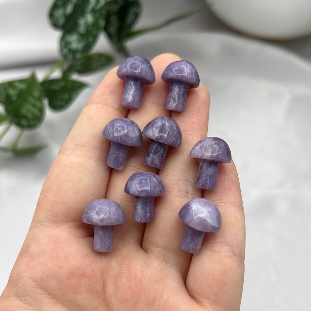 Lepidolite Mushroom