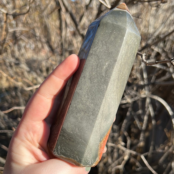 Polychrome Jasper Tower - B