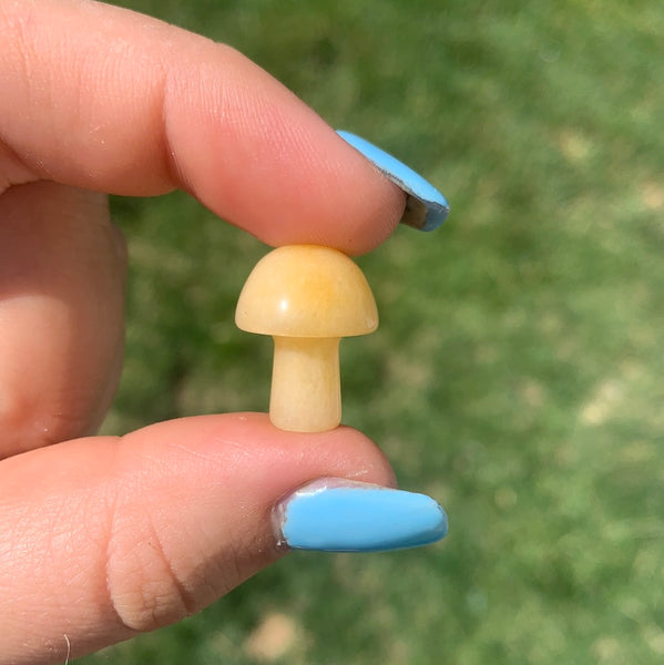 Yellow Aventurine Mushroom