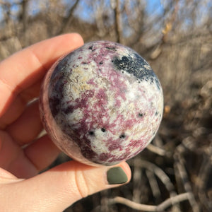 Pink Tourmaline Sphere