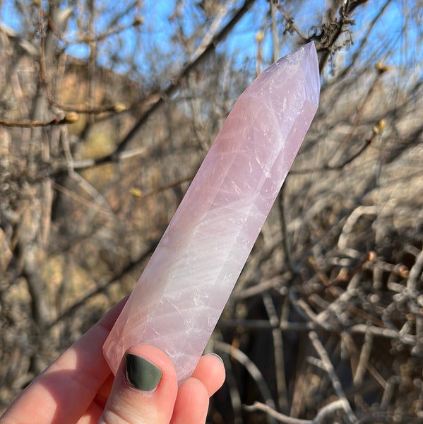 Lavender Rose Quartz Towers