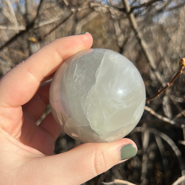 Lavender Fluorite Sphere