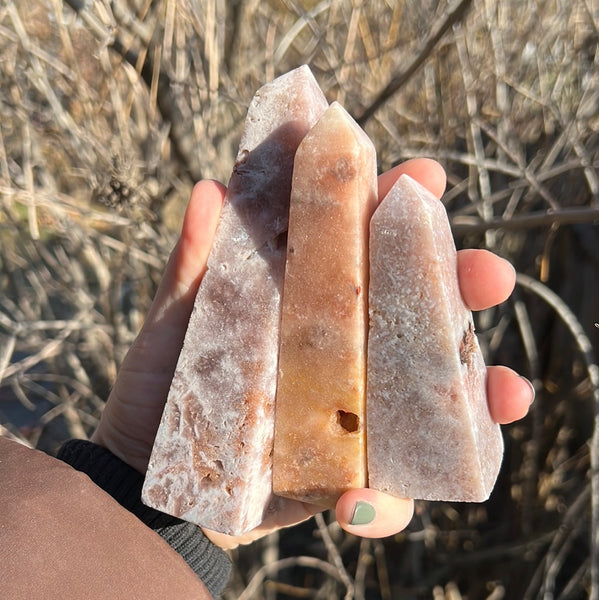 Pink Amethyst Towers