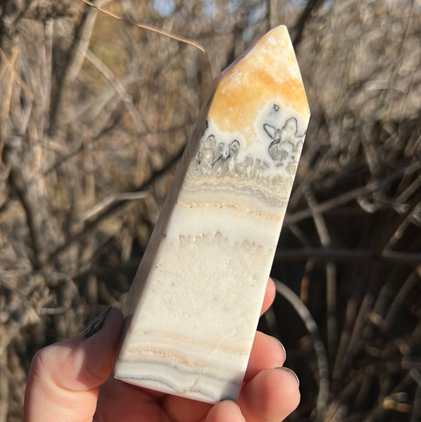 Banded Zebra Calcite Tower