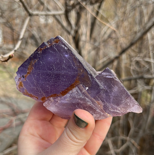 Purple Cubic Fluorite