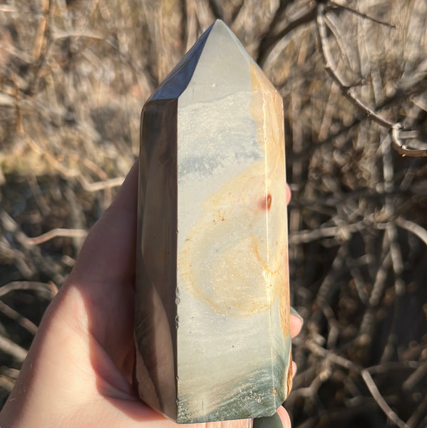 Polychrome Jasper Tower - E