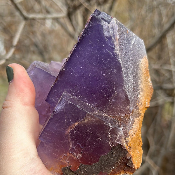 Purple Cubic Fluorite