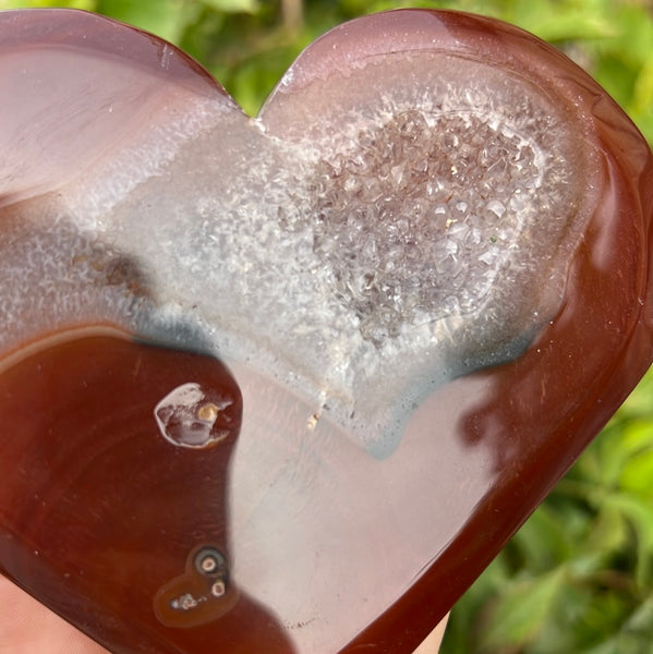 Carnelian Heart Carving