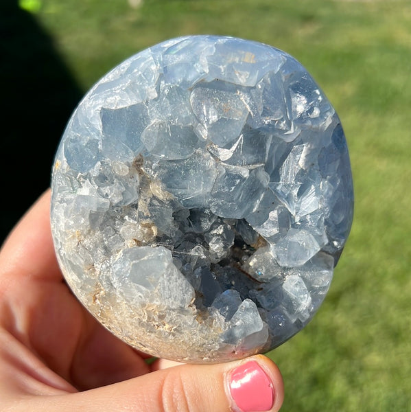 Blue Celestite Sphere