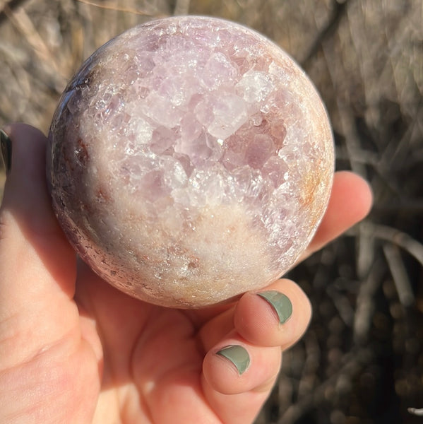 Pink Amethyst Sphere - B