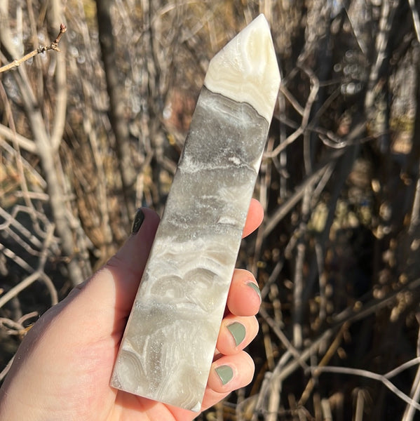 Banded Zebra Calcite Tower