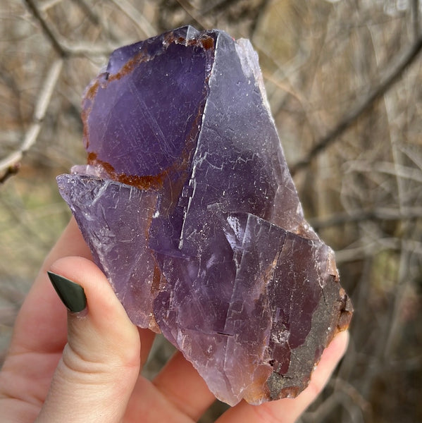 Purple Cubic Fluorite