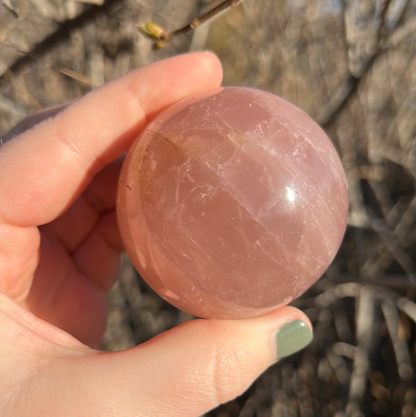 Rose Quartz Sphere