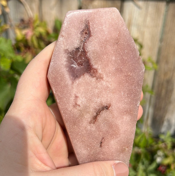 Pink Amethyst Coffin