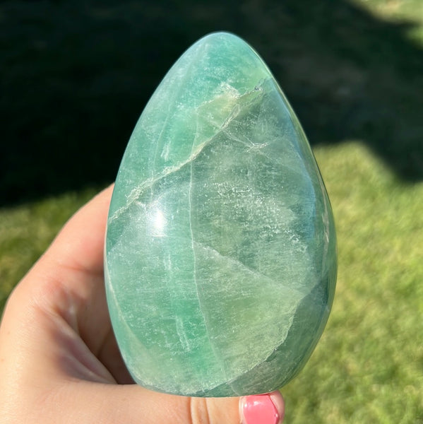 Green Fluorite Freeform - E