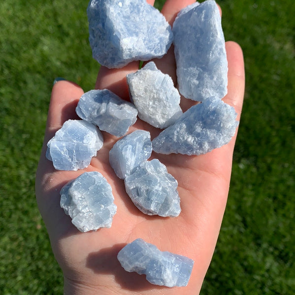 Rough/Raw Blue Calcite