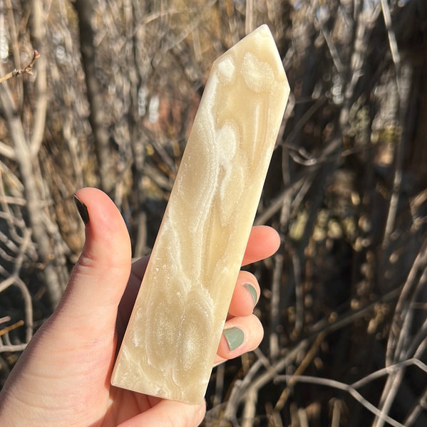 Banded Zebra Calcite Tower