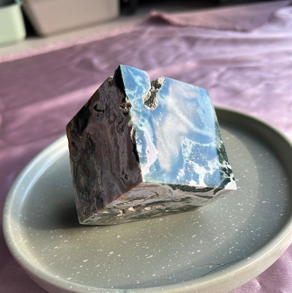 Ocean Jasper Cube - C