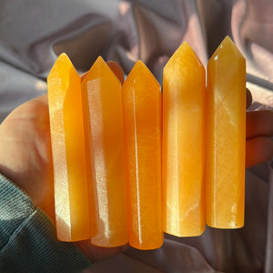 Orange Calcite Tower