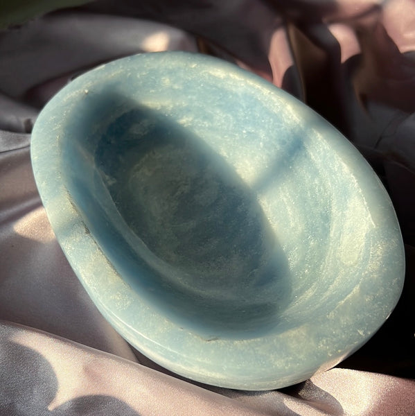 XL Blue Calcite Bowl