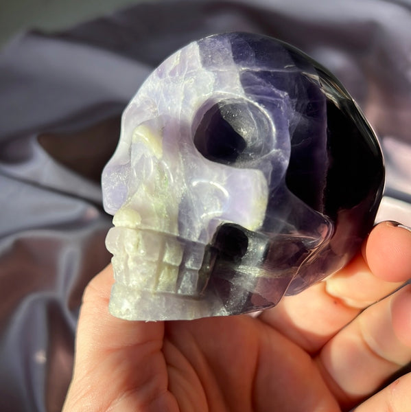 Large Fluorite Skull - B