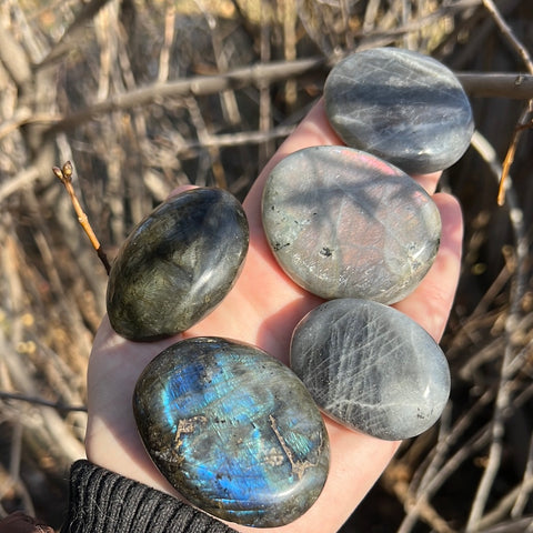 Labradorite Palm Stones