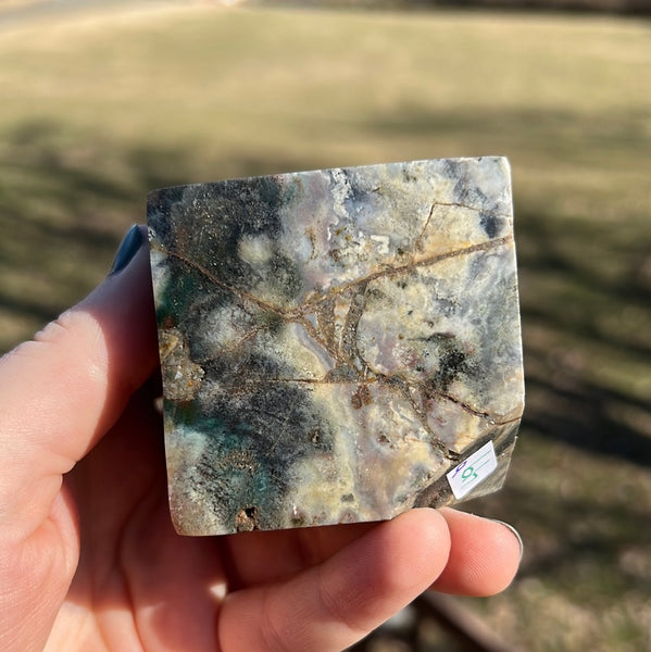 Ocean Jasper Cube - B