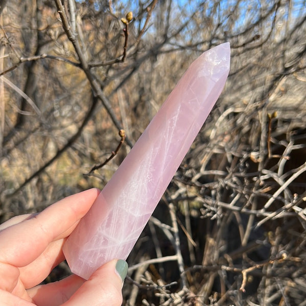 Lavender Rose Quartz Towers