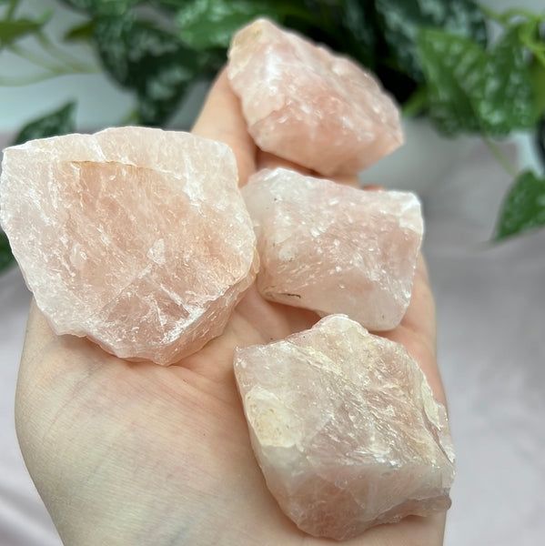 Raw Rose Quartz Chunk