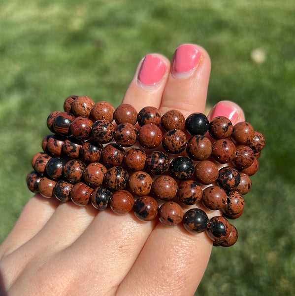 Mahogany Obsidian Bracelet (8mm)