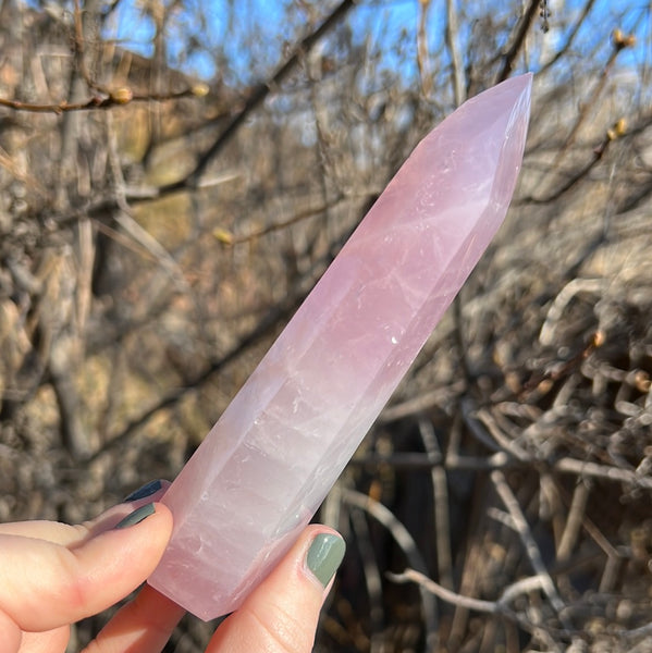 Lavender Rose Quartz Towers