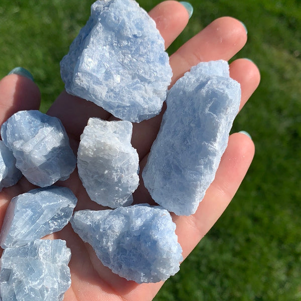 Rough/Raw Blue Calcite