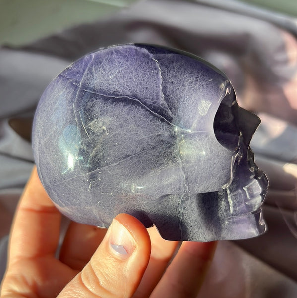 Large Fluorite Skull - C