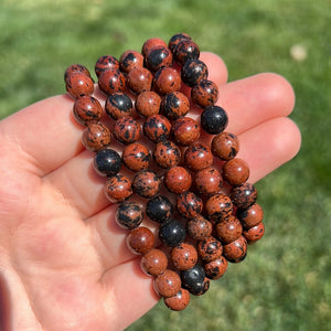 Mahogany Obsidian Bracelet (8mm)