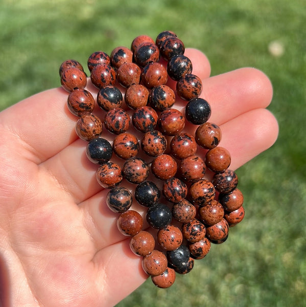 Mahogany Obsidian Bracelet (8mm)