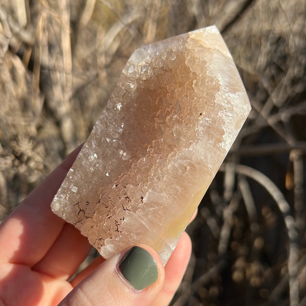 Druzy Amethyst Tower - H