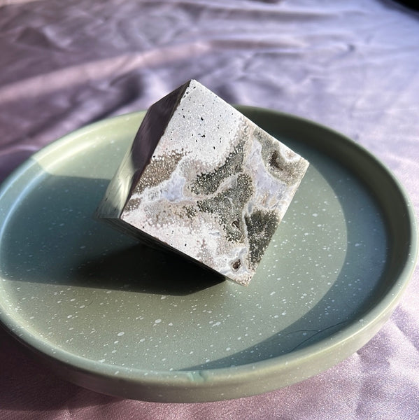 Ocean Jasper Cube - A