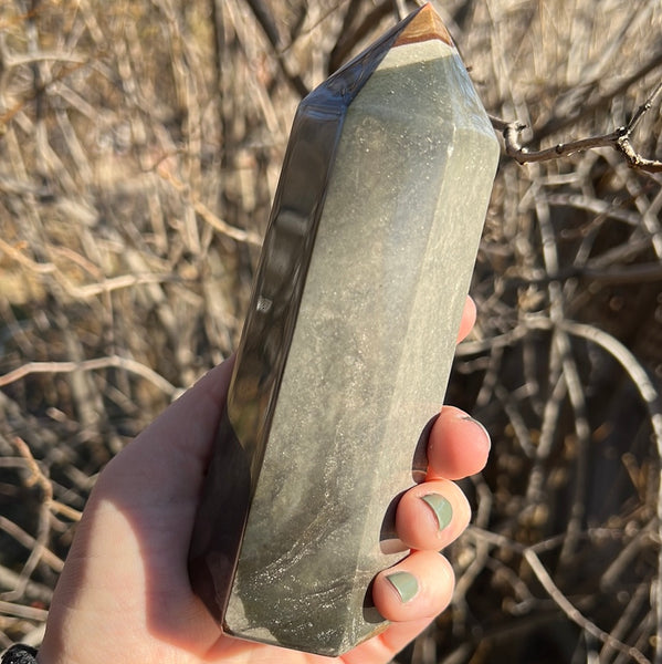 Polychrome Jasper Tower - B