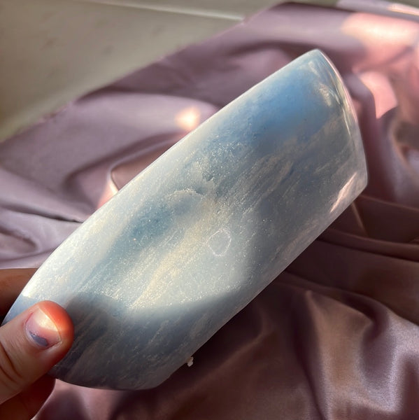 XL Blue Calcite Bowl