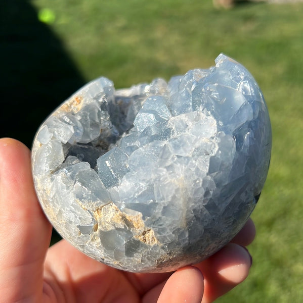 Blue Celestite Sphere