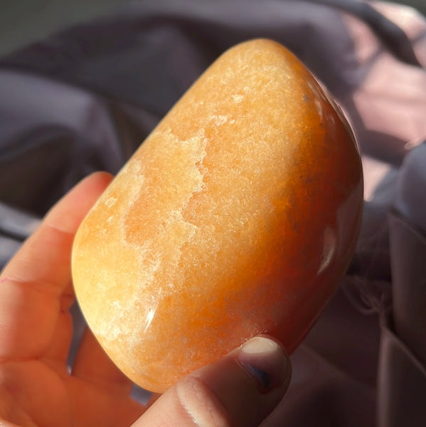 Orange Calcite Freeform