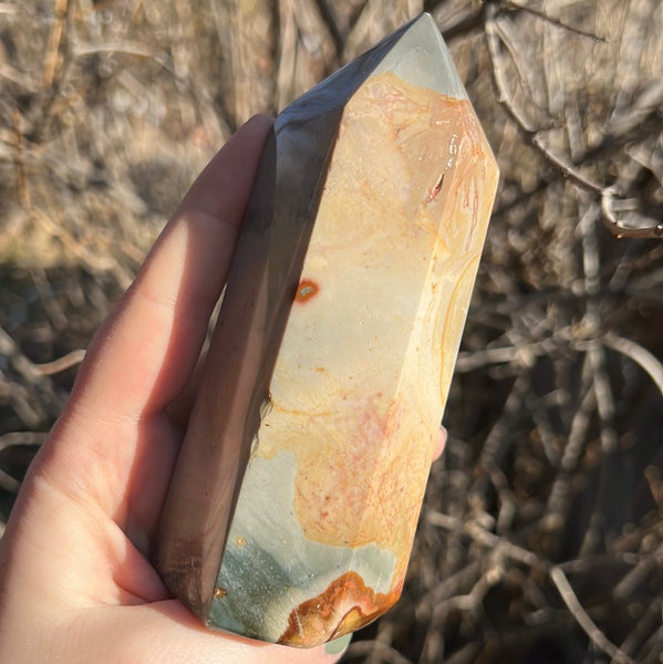 Polychrome Jasper Tower - E