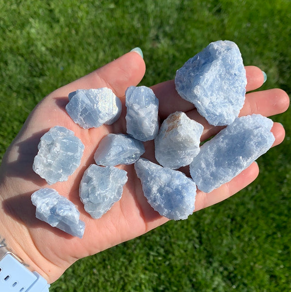 Rough/Raw Blue Calcite