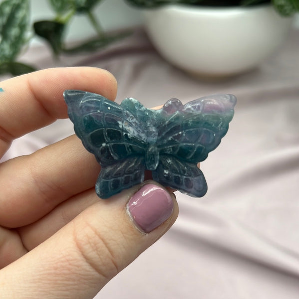 Rainbow Fluorite Butterfly